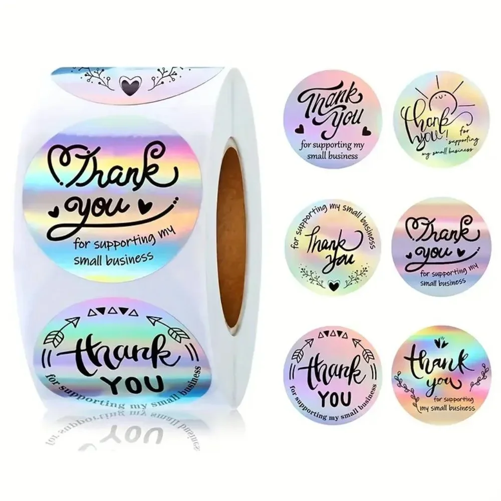 500 Thank You Stickers
